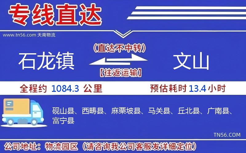 石龍鎮(zhèn)到文山物流公司